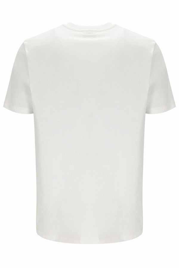 White Fila Fratel Organic Graphic Men T-shirts | 2950DLUNO