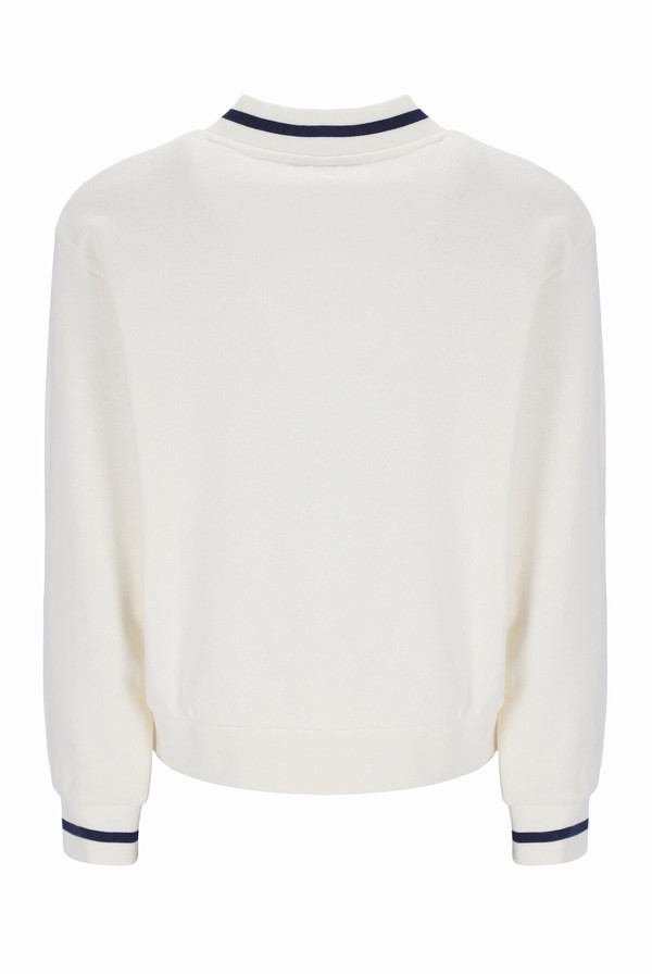 White Fila Gadsden Varsity Women T-shirts | 5918NIREW