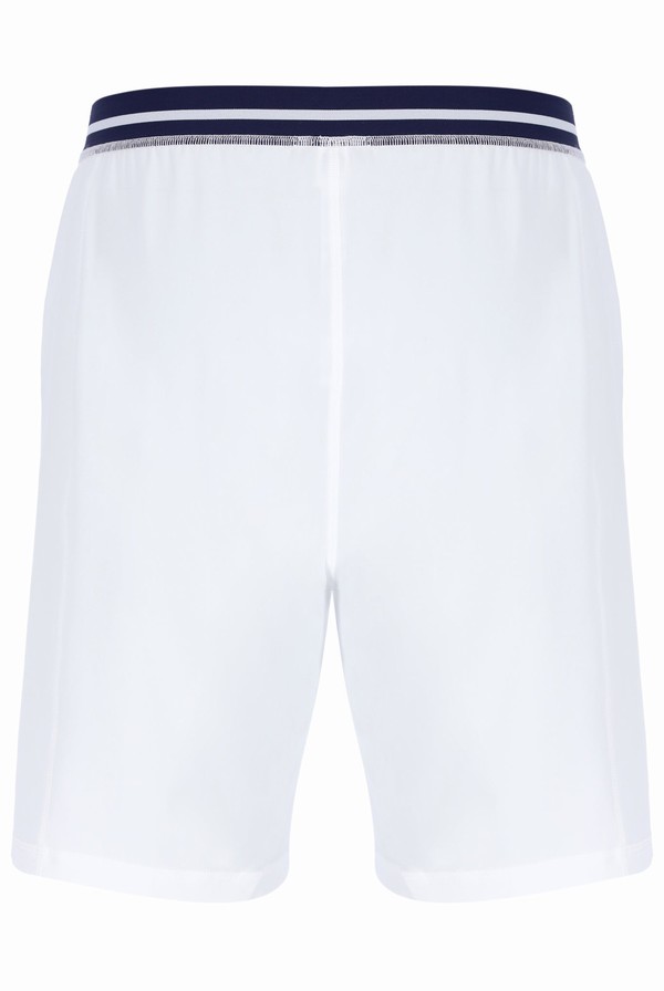 White Fila Heritage Stretch Woven Men Shorts | 5674QLZEU
