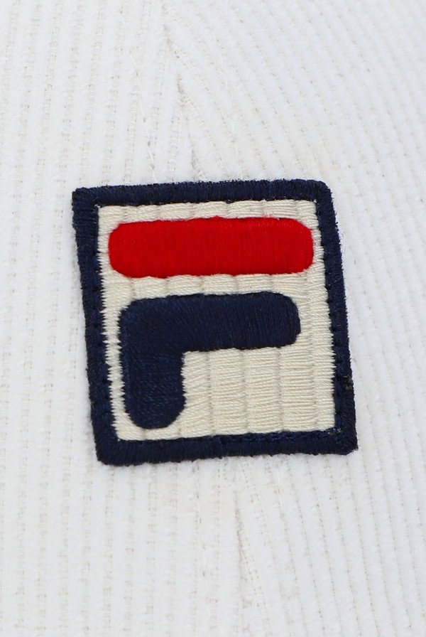 White Fila Shylo Corduroy Baseball Men Caps | 7042AHUXT