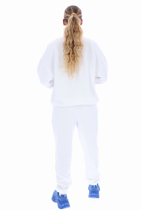 White Fila TALA Crew Women Co-ords | 1572QKTVE