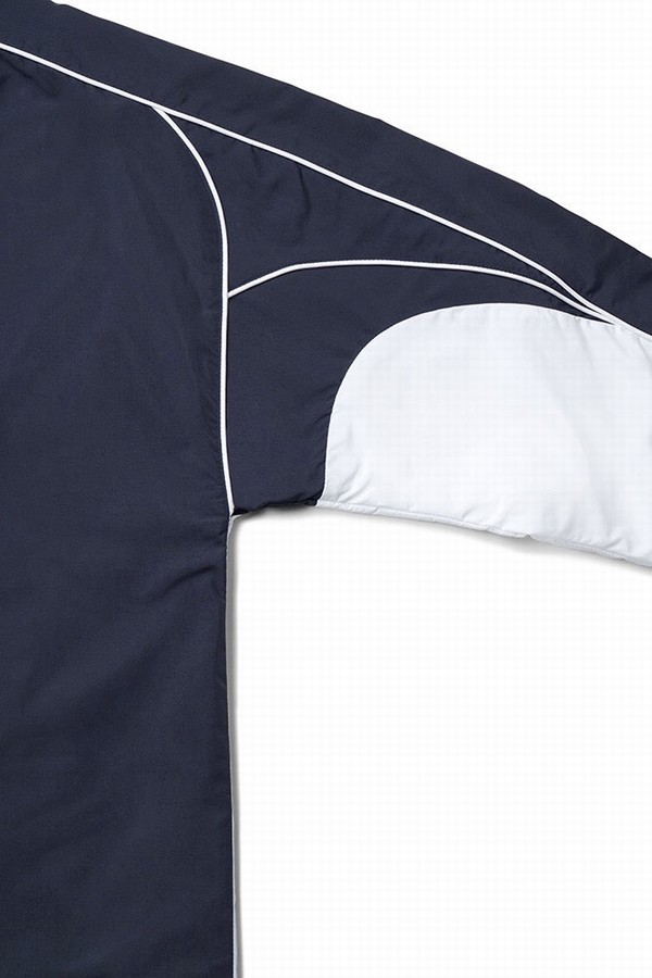 White / Blue Fila Bicolor Men Track Top | 6307YHFBI