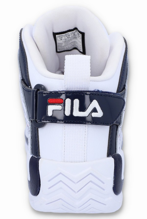 White / Navy / Red Fila Grant Hill 2 On Vacation Men Trainers | 7014FCZTB