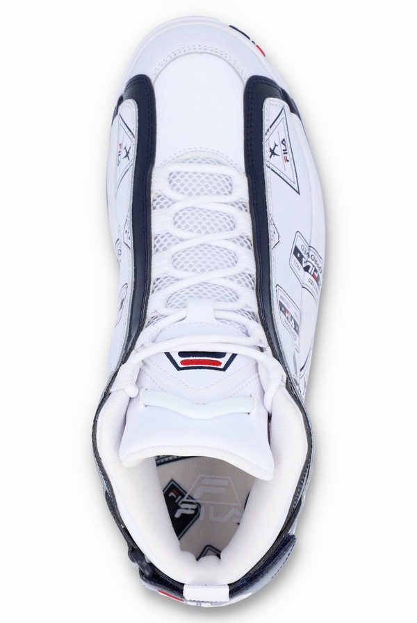 White / Navy / Red Fila Grant Hill 2 On Vacation Men Trainers | 7014FCZTB