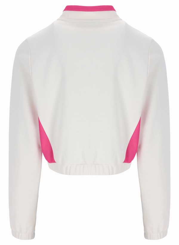 White / Pink Fila Grason Colour Block Women Co-ords | 5740FYZVB